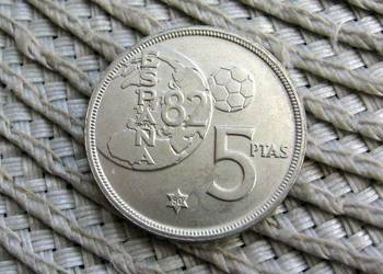 Hiszpania 5 Ptas 1980r - W gwiazdce 80