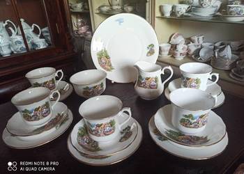 Serwis do herbaty. Queen Anne. Made in England Serwis do herbaty. Queen Anne. Made in England