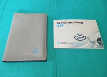 VW VOLKSWAGEN GOLF 3 Instrukcja Obsługi Książka Serwisowa Etui KOMPLET 1993