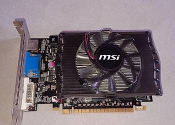 Sprzedam kartę graficzną GeForce MSI N630GT-MD4GD3, używana. Stan bardzo do