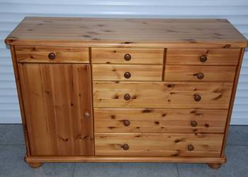 komoda z drewna sosnowego - jak nowa