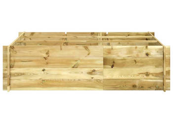 Podniesiona donica 150 x 100 x 40 cm impregnowane drewno WM-41915