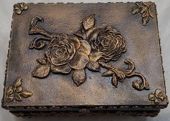 Szkatuła na biżuterię, herbatę lub inne przedmioty