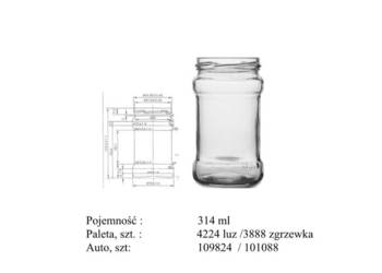Słoiki 314 ml