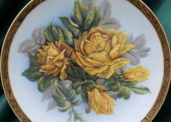 Fürstenberg * Najpiękniejsze stare róże*talerz kolekcjonerski* Bradex