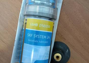 Automatyczna jednopunktowa smarownica SKF pojemności 250 ml.