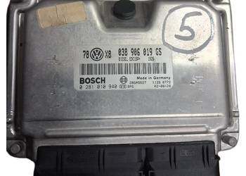 Sterownik silnika ECU VW Passat B5 1.9 TDI 038906019GS Bosch EDC15P+