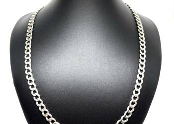 Srebrny Łańcuch Próby 925 34,37g Długość 55cm Pancerka Ocechowany