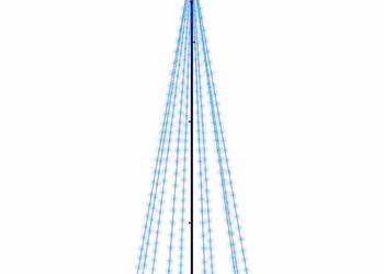 vidaXL Choinka stożkowa, 310 niebieskich diod LED, 100x300 cm（SKU:343492）