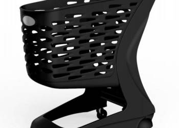 Wózek sklepowy MINI Eko Black, 80l.