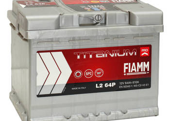 Akumulator FIAMM TITANIUM PRO 12V 64Ah 610A Prawy Plus