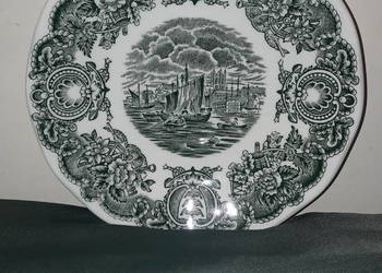 Mały talerzyk zielony Made in England