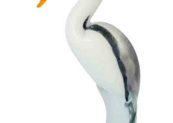 Figura szklana Murano style CZAPLA Figura szklana Murano style CZAPLA