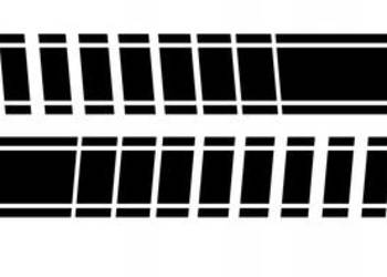 Naklejki pasy SKANIA na bok, na owiewkę, 200x12cm czarne lub białe