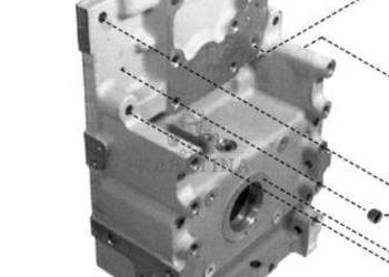 John Deere 7610 7710 7810 Obudowa Tylnego WOM RE69340 R134306 R216503