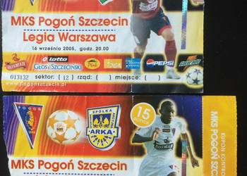 ( 216. ) Bilety Na Mecze Drużyny Pogoń Szczecin 2005 R.