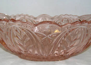 misa owalna 03 vintage depresyjne szkło PINK_AlD