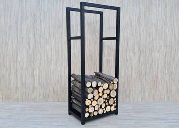 Stojak na drewno kominkowe stojak kominkowy 140 cm