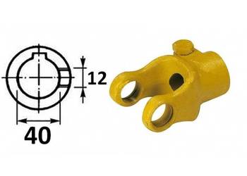 Widłak maszynowy ze śrubą ściskającą, 40mm 10023