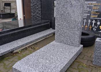Nagrobek urnowy 120 x 60 granit strzegomski 12 cm Wrocław
