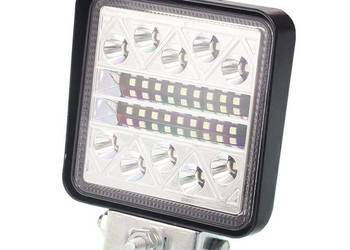 LAMPA ROBOCZA HALOGEN LED, 34 LED KWADRATOWA, 9-36V, 107X107X35MM