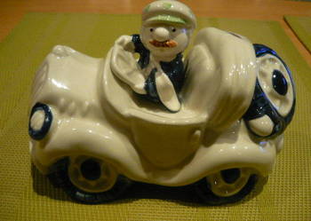 Skarbonka porcelana