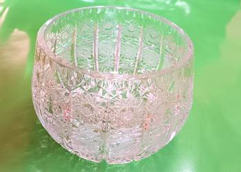 Miska kryształowa kryształ duża, ciężka