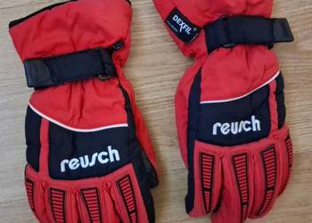 Rękawice narciarskie REUSCH Dominator M / L 8,5 skóra ochraniacze palców