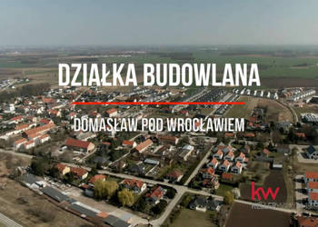 Ogłoszenie grunt 1442m2 Domasław Kwiatowa