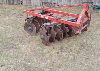Brona talerzowa 2x8 l 2x9 talerzy gruby materiał brak Luzów polecam