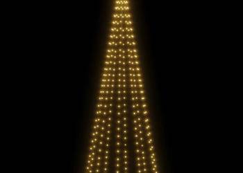 vidaXL Choinka stożkowa, 310 ciepłych białych LED(SKU:343490)