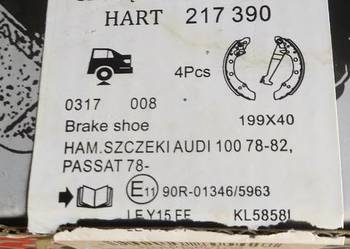 Szczęki hamulcowe zestaw  HART 217 390