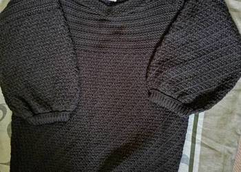 NEW LOOk brązowy sweter sweterek  Balonowe rękawy. nowy