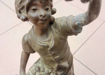 Kobieta ROUSSEAU figurka - Cynkal brązowiony