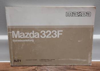 Instrukcja obsługi Mazda 323f BA