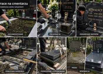 Zakład kameniarski, Cmentarz Wrocław, Pawłowicki, Leśnicki, Jerzmanowski