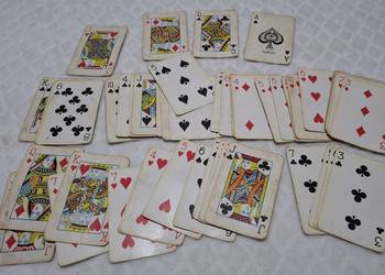 Karty do gry, czarne, 51szt. (Kolekcje, hobby)
