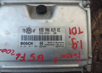 KOMPUTER VW PASSAT 1.9 TDI 038906019KE 0281011201