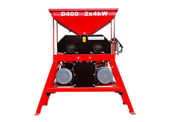 Gniotownik dwusilnikowy silnik pod ramą 2x 4kW Masz-Rol zgniatacz ziarna