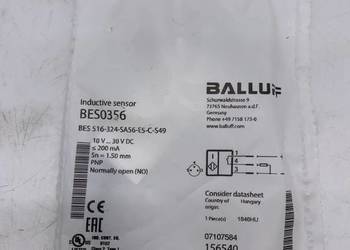 Balluff BES 516-324-SA56-E5-C-S49 - BES0356 Czujnik indukcyjny