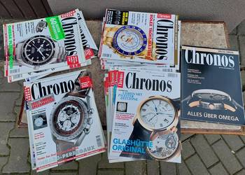Czasopisma niemieckie Chronos zestaw 31szt lata 2005-2009r zegarki