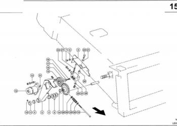 Claas Lexion 600 RAMIĘ ŁOŻYSKUJĄCE 0005317850 (Kanał wciągający; napęd rew…