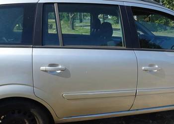 Drzwi szyba mechanizm podnośnik srebrne Zafira B