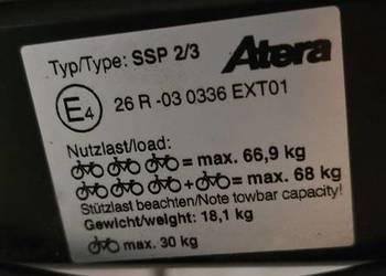 Bagażnik na rowery Atera Strada Sport M3