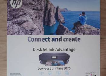 Drukarka HP DeskJet Ink Advantage 5075 (3 w 1: Druk, Skan, Kopia)
