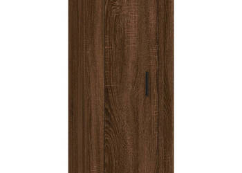 Wisząca szafka telewizyjna brązowy dąb 40x345x100 cm WM-816687