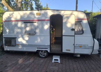 Przyczepa Campingowa 440cm, 5 osób, posiada przegląd i OC. Do poprawek