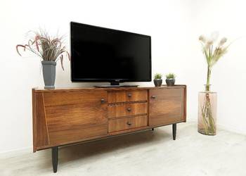 Komoda Bilea PRL, sideboard lata 60-te. Po profesjonalnej renowacji.