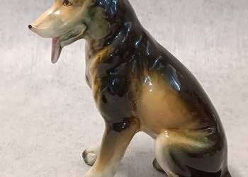 Owczarek Niemiecki Porcelanowa Kolekcjonerska Figurka Psa Niemcy