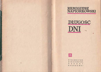 (02609) DŁUGOŚĆ DNI – REMIGIUSZ NAPIÓRKOWSKI